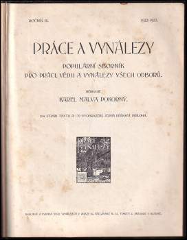 Karel Malva Pokorný: Práce a vynálezy III (1922-1923)