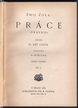 Émile Zola: Práce