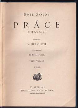 Émile Zola: Práce