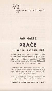 Jan Mareš: Práče