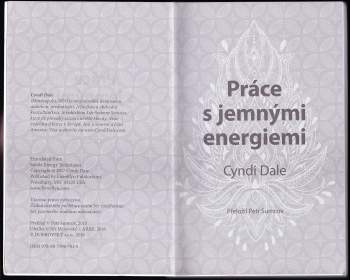 Cyndi Dale: Práce s jemnými energiemi