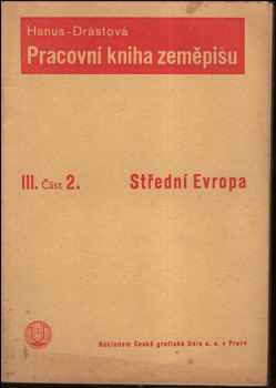Pracovní kniha zeměpisu pro III. ročník měšťanských škol