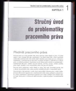 Milan Galvas: Pracovní právo
