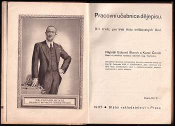 Eduard Štorch: Pracovní učebnice dějepisu