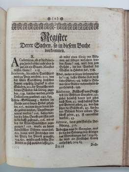 Adam Friedrich Glafey: PRAGMATIsche Geschichte Der Cron Böhmen