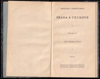 Arkadij Timofejevič Averčenko: Praha a Čechové