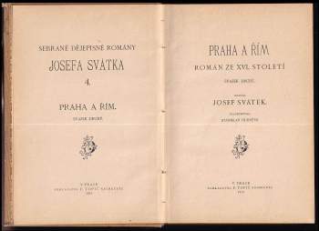 Josef Svátek: Praha a Řím