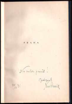 Xaver Dvořák: Praha