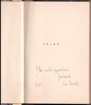 Xaver Dvořák: Praha