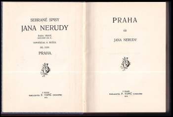 Jan Neruda: Praha