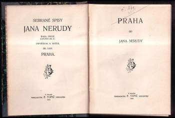Jan Neruda: Praha