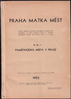 Jan Hořejší: Praha matka měst III - A + B + C