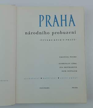 Dobroslav Líbal: Praha národního probuzení