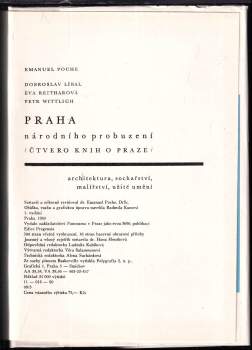 Emanuel Poche: Praha národního probuzení