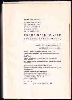 Emanuel Poche: Praha našeho věku