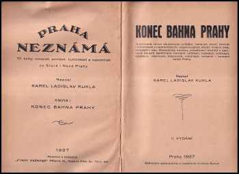 Karel Ladislav Kukla: Konec bahna Prahy