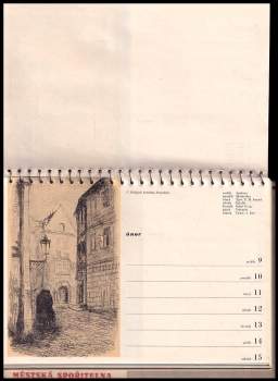 Praha očima českých umělců 1947 - kalendář