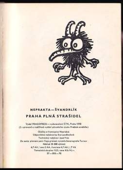 Miloslav Švandrlík: Praha plná strašidel