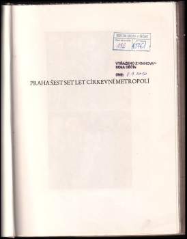 Antonín Novotný: Praha šest set let církevní metropolí