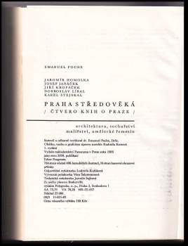 Emanuel Poche: Praha středověká