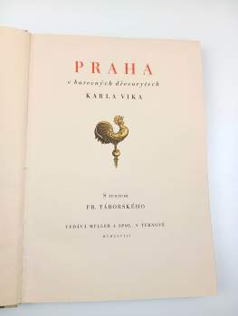Zdeněk Wirth: Praha v barevných dřevorytech Karla Vika