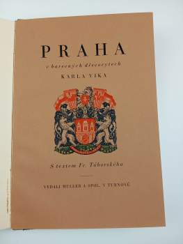 Zdeněk Wirth: Praha v barevných dřevorytech Karla Vika