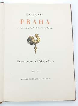 Zdeněk Wirth: Praha v barevných dřevorytech