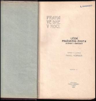 Václav Vladivoj Tomek: Praha ve dne v noci