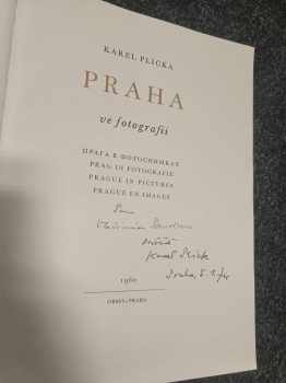 Karel Plicka: Praha ve fotografii