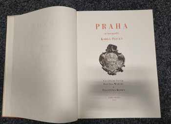 Karel Plicka: Praha ve fotografii Karla Plicky : Výbor jeho díla .. v letech 1939-1940.