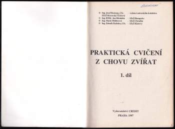 Josef Rozman: Praktická cvičení z chovu zvířat