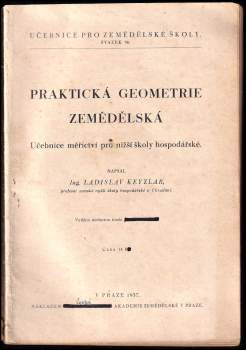 Ladislav Keyzlar: Praktická geometrie zemědělská