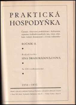 Sína Drahorádová-Lvová: Praktická hospodyňka Ročník I+II