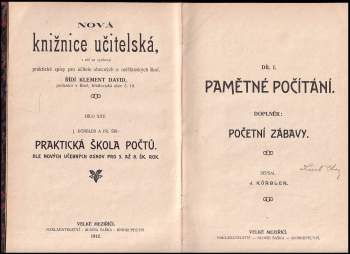 J Körbler: Praktická škola počtů