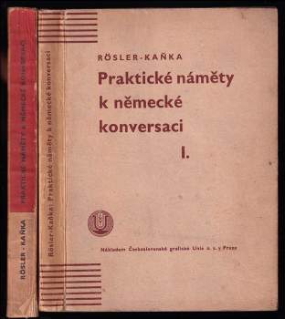 Praktické náměty k německé konversaci I + II