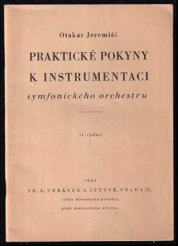 Praktické pokyny k instrumentaci symfonického orchestru