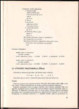 Miroslav Olehla: Praktické použití FORTRANU