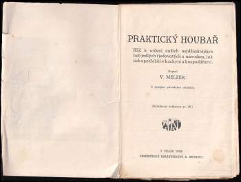 Václav Melzer: Praktický houbař
