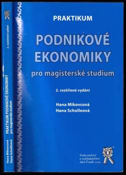 Praktikum podnikové ekonomiky pro magisterské studium