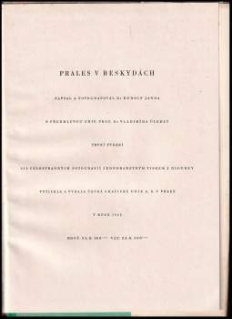 Rudolf Janda: Prales v Beskydách