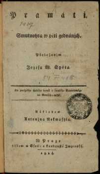 Franz Grillparzer: Pramáti