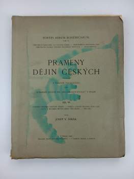 Bartoš Písař: Prameny dějin českých