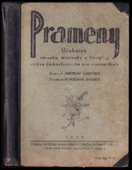 Jaroslav Habr: Prameny