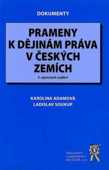 Prameny k dějinám práva v českých zemích