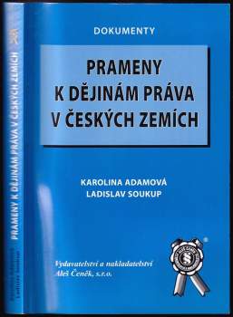 Prameny k dějinám práva v českých zemích