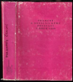 Prameny k nevolnickému povstání v roce 1680