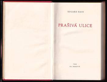 Eduard Bass: Prašivá ulice