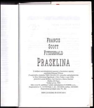 Francis Scott Fitzgerald: Prasklina