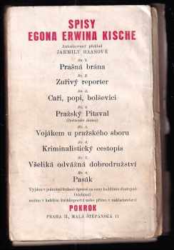 Egon Erwin Kisch: Prašná brána