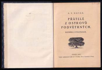 Václav Archibald Novák: Přátelé z Ostrovů Podvětrných